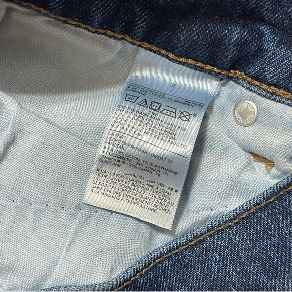 Old Navy Extra High Rise Button Fly Sky Hi Straight Secret Jeans Size 2 - Picture 4 of 12